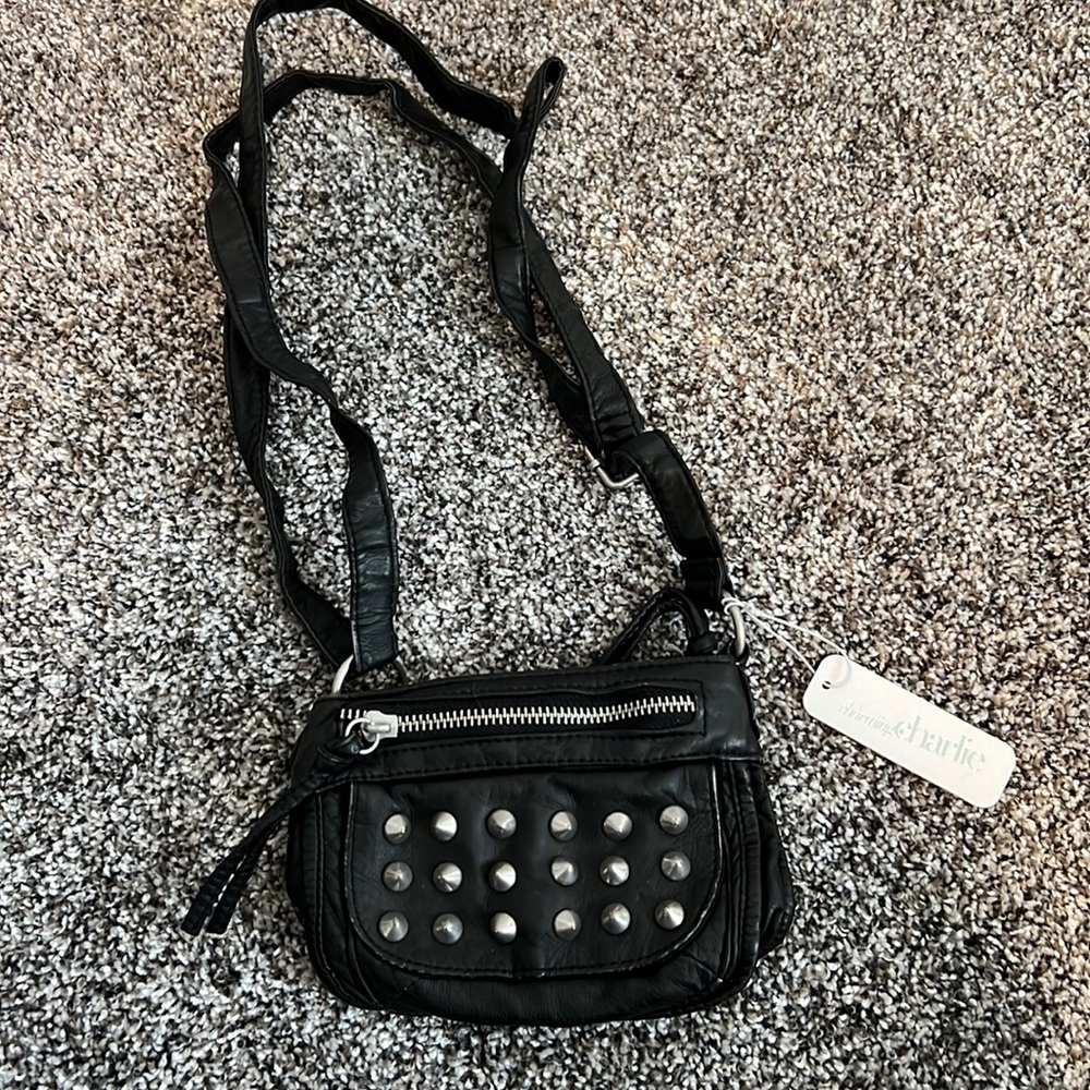 Black Charming Charlie Satchel